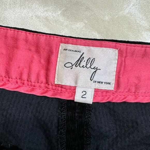 Milly of New York Black Corduroy Pants 2 - Picture 7 of 7
